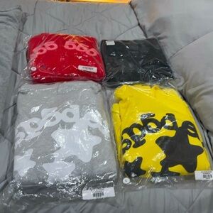 Spider and denim tears hoodies